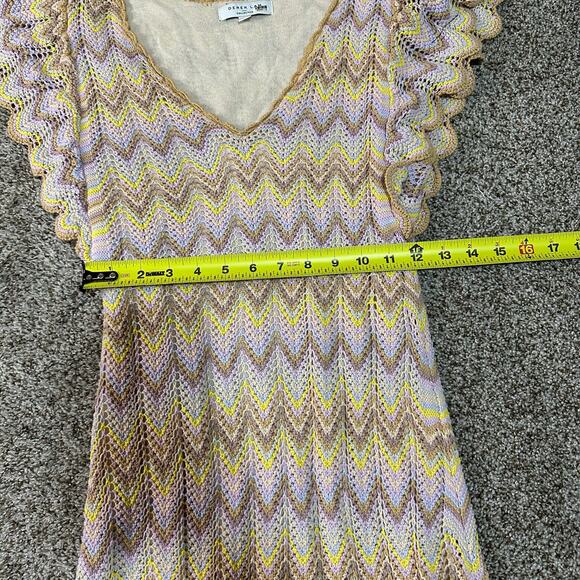 DEREK LAM 10 CROSBY X RTR Women's Crochet Knit Dress Size M - Picture 10 of 14